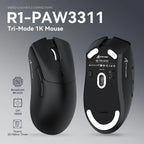 ATTACK SHARK R1 PRO 59g SUPERLIGHT Mouse, PixArt PAW3311 Gaming Sensor, BT/2.4G Wireless/Wired Gaming Mouse, 6 Adjustable Up To 18000, 65 Hrs Battery, Office Mice For Win11/Xbox/PS/Mac (()Black ) Lootquake LLC