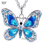 Colorful Butterfly Necklace Pi-Mart