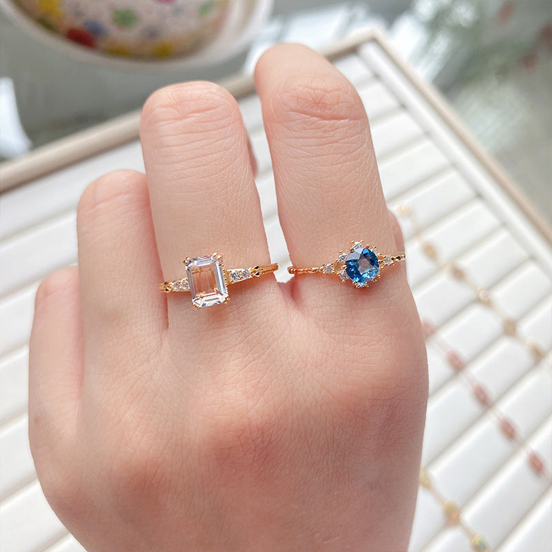 Women's Simple Retro Snowflake Ring Pi-Mart