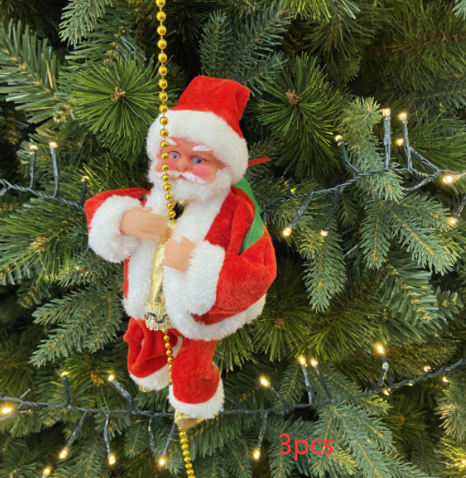 Santa Claus Climbing Ladder Electric Santa Claus Climbing Ladder Pi-Mart