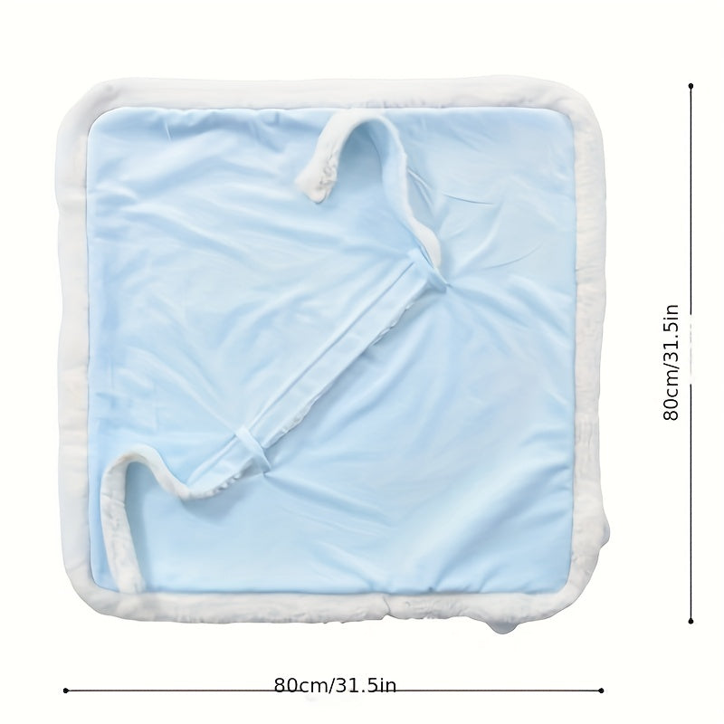 Ultra-Soft Velvet Fleece Youngsters Swaddle Blanket - Tear-Resistant, All-Season Comfort for Youngsters & Youngsters - Cozy Solid Color Bedding Set Lootquake LLC