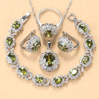 Earrings Necklace And Ring For Women 4 PCs Set
