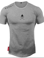 Men's Plus Size Round Neck Short Sleeve T-Shirt