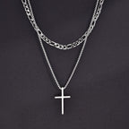 Vnox Mens Cross Necklaces Pi-Mart