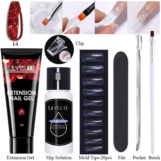 Extension Gel Set - SJB-DIAMOND ELITES