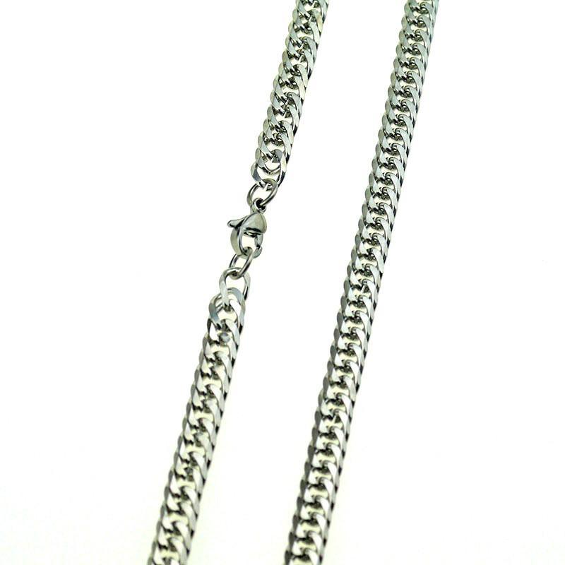 Luxury Miami Stainless Steel Chain Bracelets For  Men Flat Curb Bracelet Hip Hop Rock Sports Jewelry Style - SJB-DIAMOND ELITES
