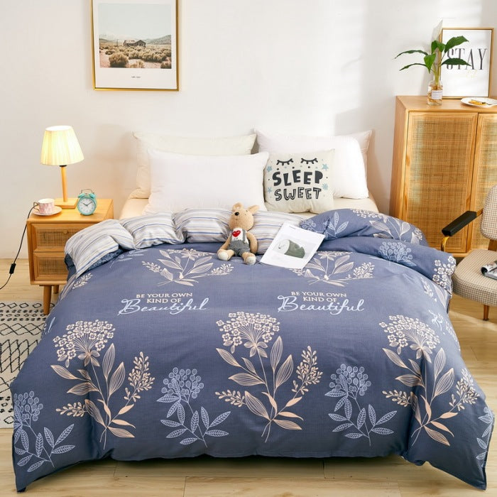 Quilt Cover Single Wholesale Pure Cotton Single Double Student Dormitory Three-piece Set Pi-Mart