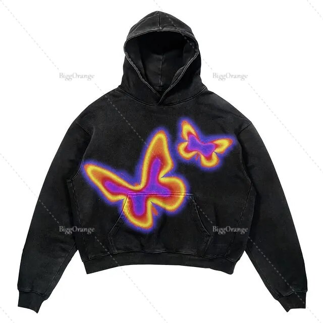 Punk Wind Ninja Printed Hoodies Pi-Mart