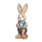 Simulation Papyrus Easter Rabbit Decoration Home Shopping Mall Garden Decoration European Fairy Tale Rabbit Decorations