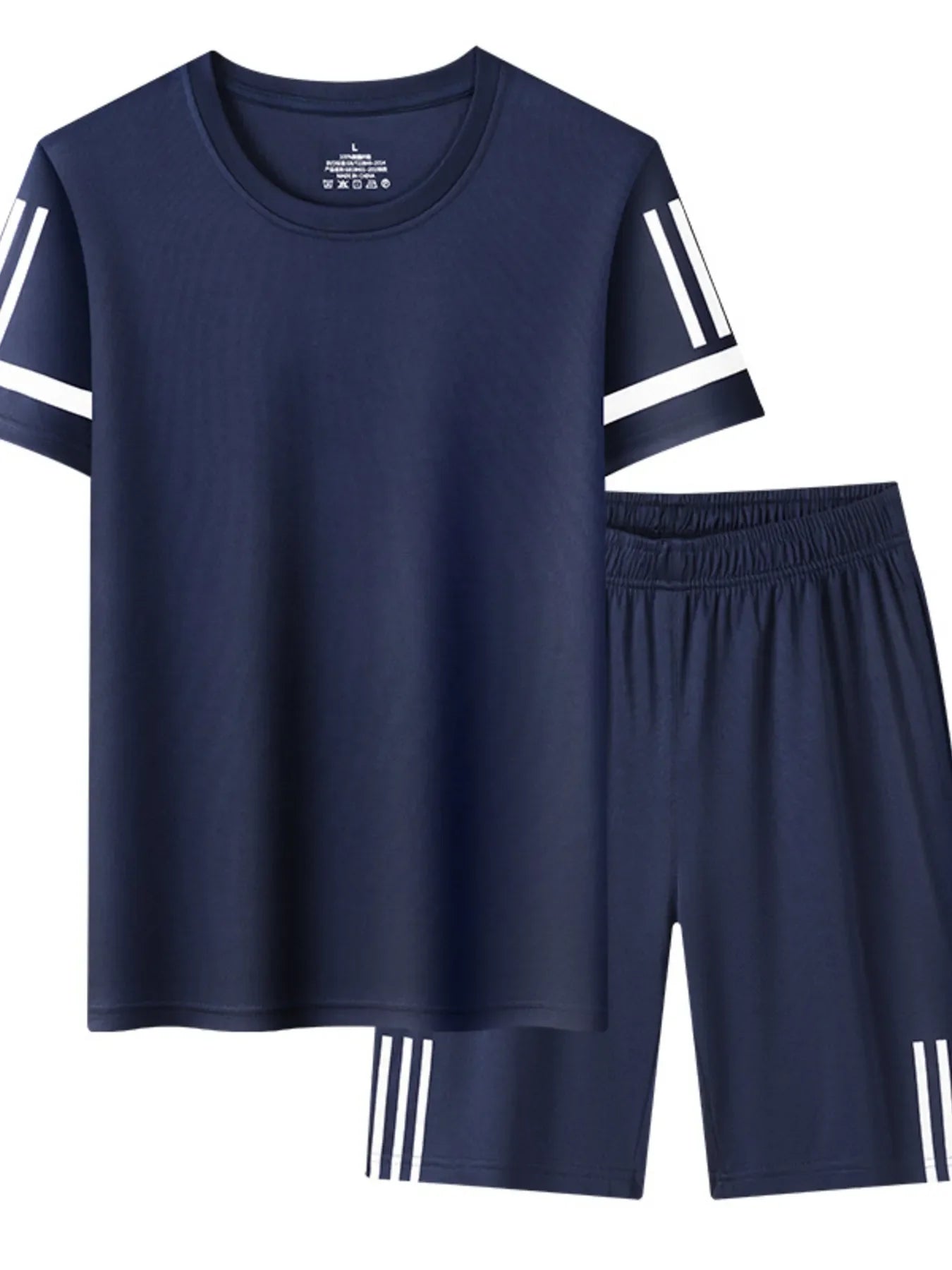ComfyPlus Men's 2-Piece Lightweight Lounge Set THRIXINE