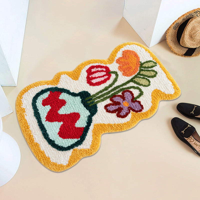 Huahua Bathroom Floor Mat Is Absorbent And Non-slip Pi-Mart