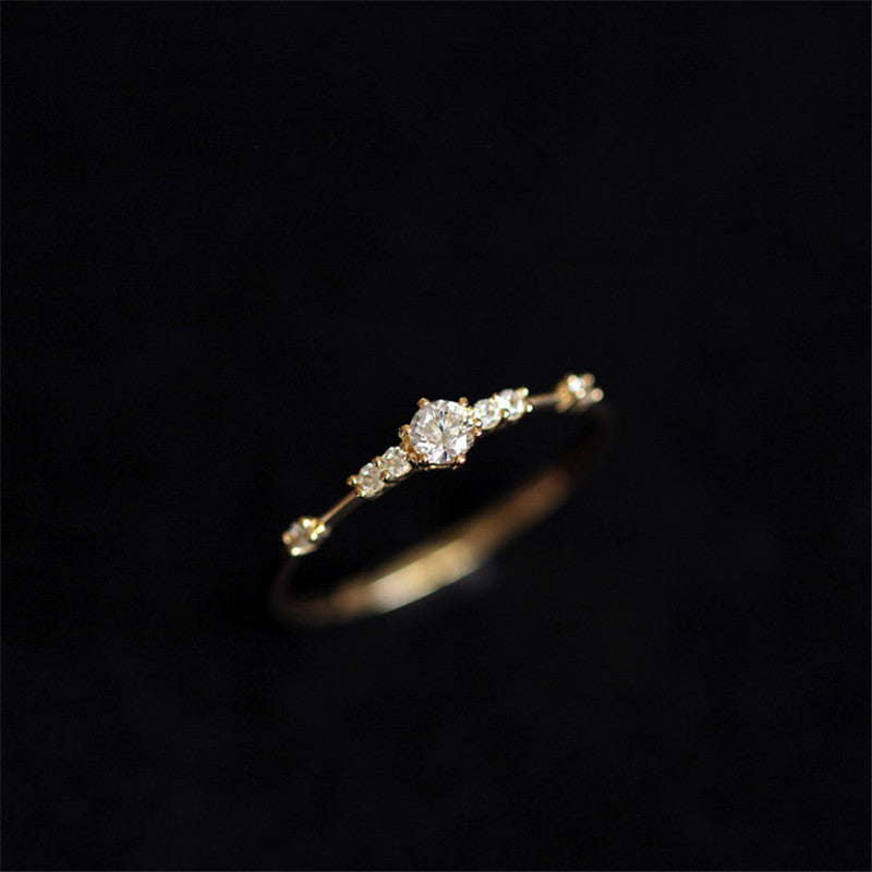 Crystal Exquisite Wedding Ring - SJB-DIAMOND ELITES