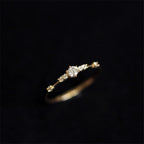 Crystal Exquisite Wedding Ring - SJB-DIAMOND ELITES