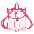 PVC transparent backpack, outdoor travel backpack, gymnasium visual backpack - SJB-DIAMOND ELITES