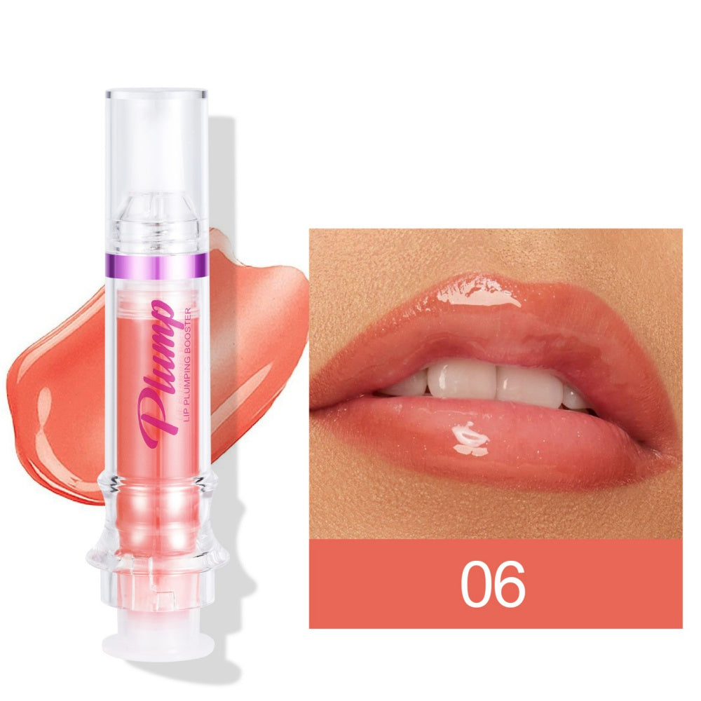 New Tube Lip Rich Lip Color Slightly Spicy Lip Honey Lip Glass Mirror Face Lip Mirror Liquid Lipstick Pi-Mart