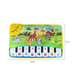 Baby Piano Mats Music Carpets Animal Barking Pad to Play Baby Toys Learning Musical Instrument Toys for Children Kids