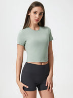 Millennia Round Neck Short Sleeve Active T-Shirt