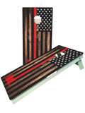Firefighter Red Line Axe Cornhole Boards - SJB-DIAMOND ELITES