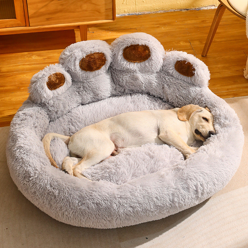 Kennel Warm Medium Large Dog Corgi Golden Retriever Bed Fleece-lined Sofa Mattress Pi-Mart