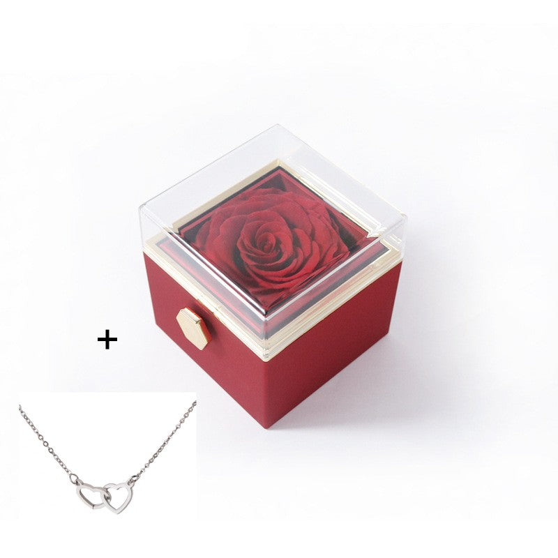 Acrylic Ring Box Valentine's Day Proposal Confession Pi-Mart