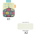 Bamboo charcoal deodorant cloth diapers