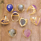 Teardrop Stone Finger Ring - SJB-DIAMOND ELITES