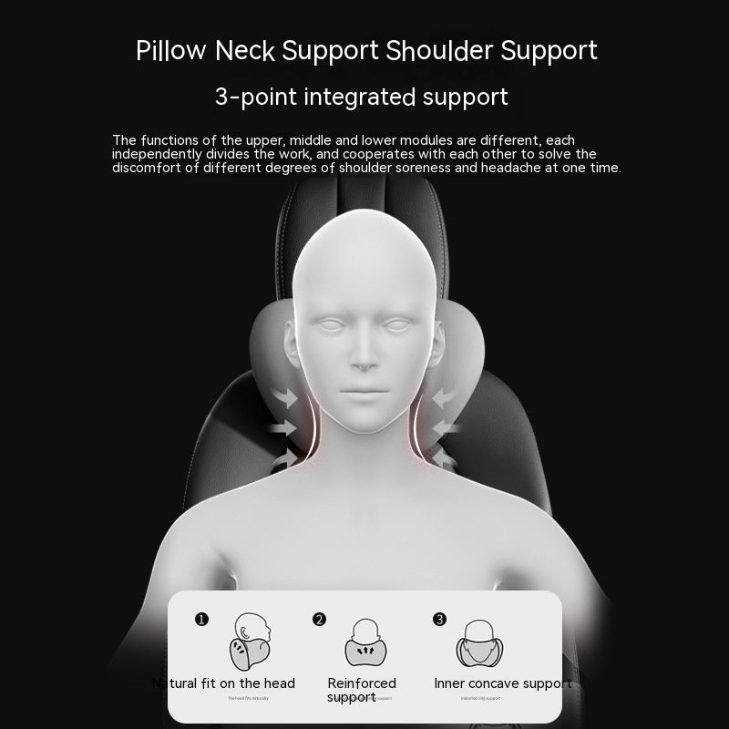 Lumbar Support Pillow Neck Pillow Memory Foam Car Cushion