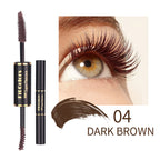 Double-headed Color Mascara Thick Curl More Than Waterproof Not Smudge White Eyebrow Dyeing Pi-Mart