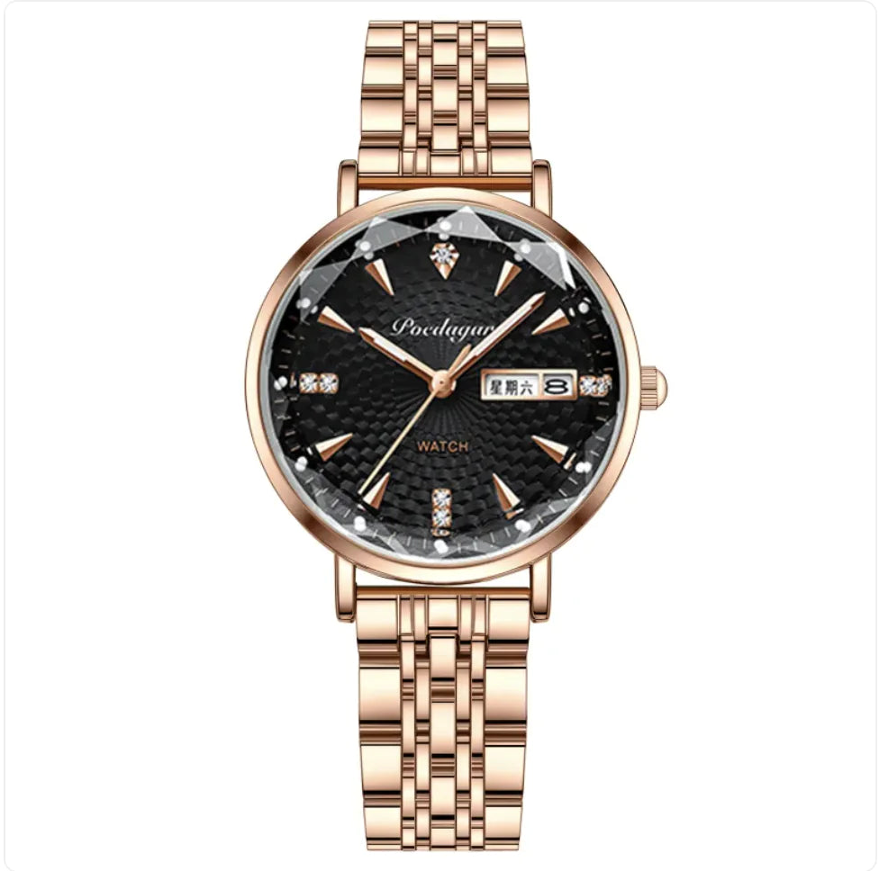 Women’s Double Calendar Quartz Watch Pi-Mart