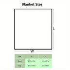 [Fast Arrival] 1pc Ultra-Soft Cloud-Like Cotton Jersey Bed Blanket - Bed Blankets - Plush Quilted Bedspread for Year-Round Comfort, Machine Washable, Soft Coverlet for Cozy Sleeping