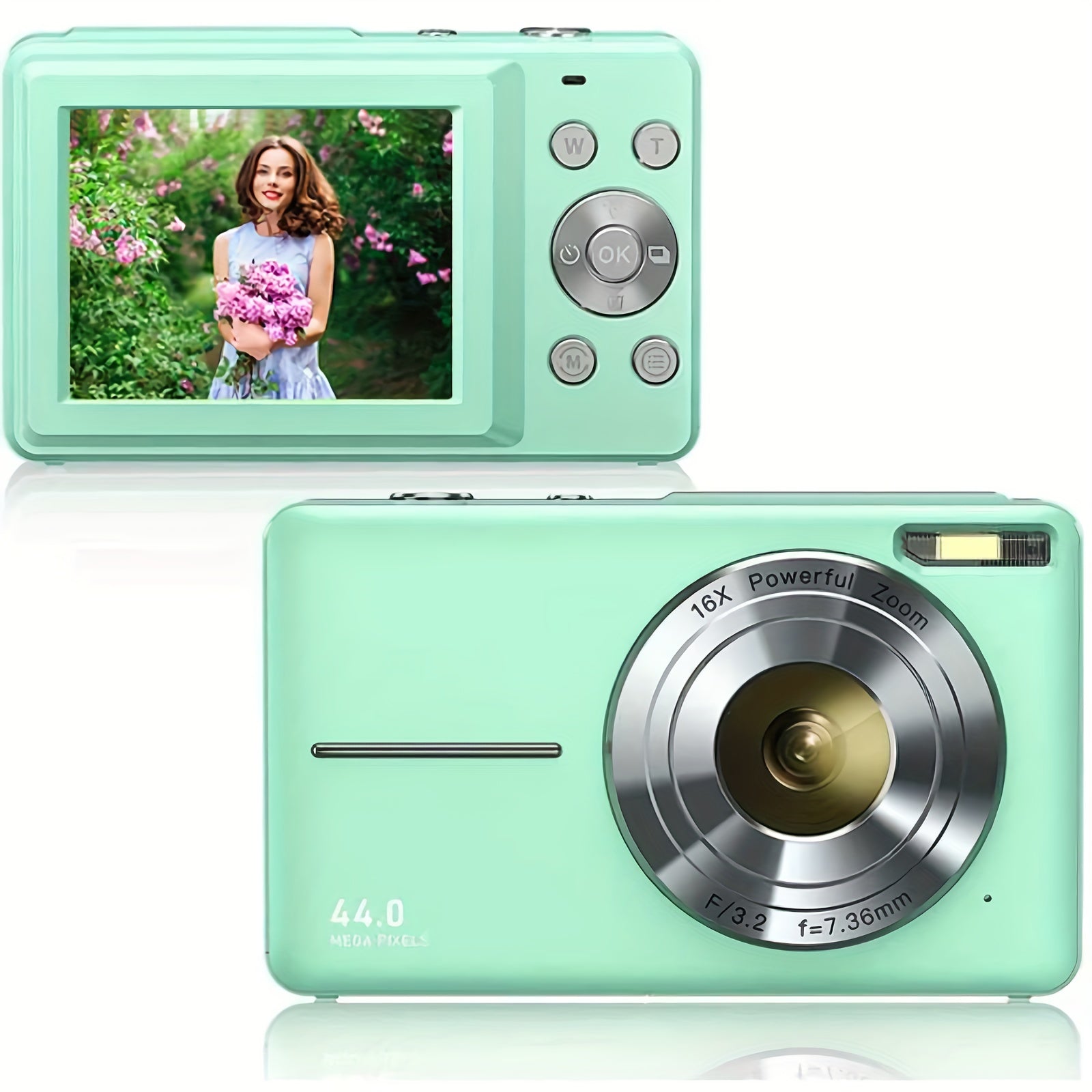 [HD Digital Camera for Vlogging] 16x Digital Zoom 1080P HD Digital Camera - 2.4-inch LCD Rechargeable Camera for Video Blogging, Photography, and Webcam - Perfect for Thanksgiving, Christmas, and New Year Gifts Lootquake LLC