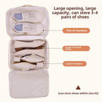 Double-layer partition shoe storage bag, outdoor travel travel supplies shoe bag, sports fitness waterproof shoe storage bag - SJB-DIAMOND ELITES