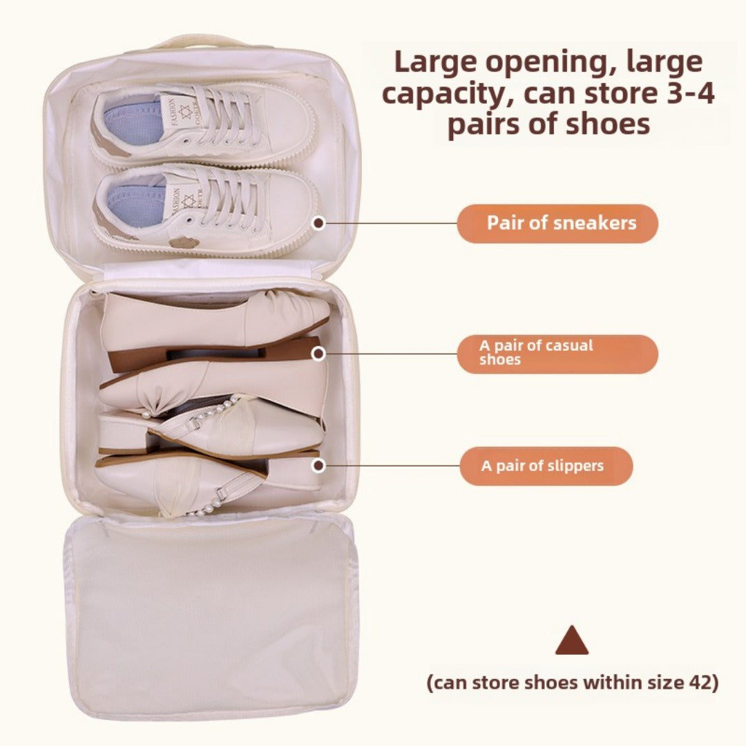 Double-layer partition shoe storage bag, outdoor travel travel supplies shoe bag, sports fitness waterproof shoe storage bag - SJB-DIAMOND ELITES