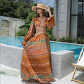 Women's Floral Large Hem Dress - SJB-DIAMOND ELITES