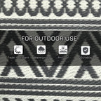 Reversible Outdoor Rug Carpet RV Camping Rugs with Carry Bag Pi-Mart