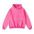 Women's Loose Retro Fleece Hooded Sweatshirt Pi-Mart