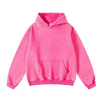 Women's Loose Retro Fleece Hooded Sweatshirt Pi-Mart