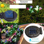Decorative LED Solar Waterproof Modern Lamp In Shape Of Lily Flower For Garden Yard Lawn Courtyard Pathway - SJB-DIAMOND ELITES
