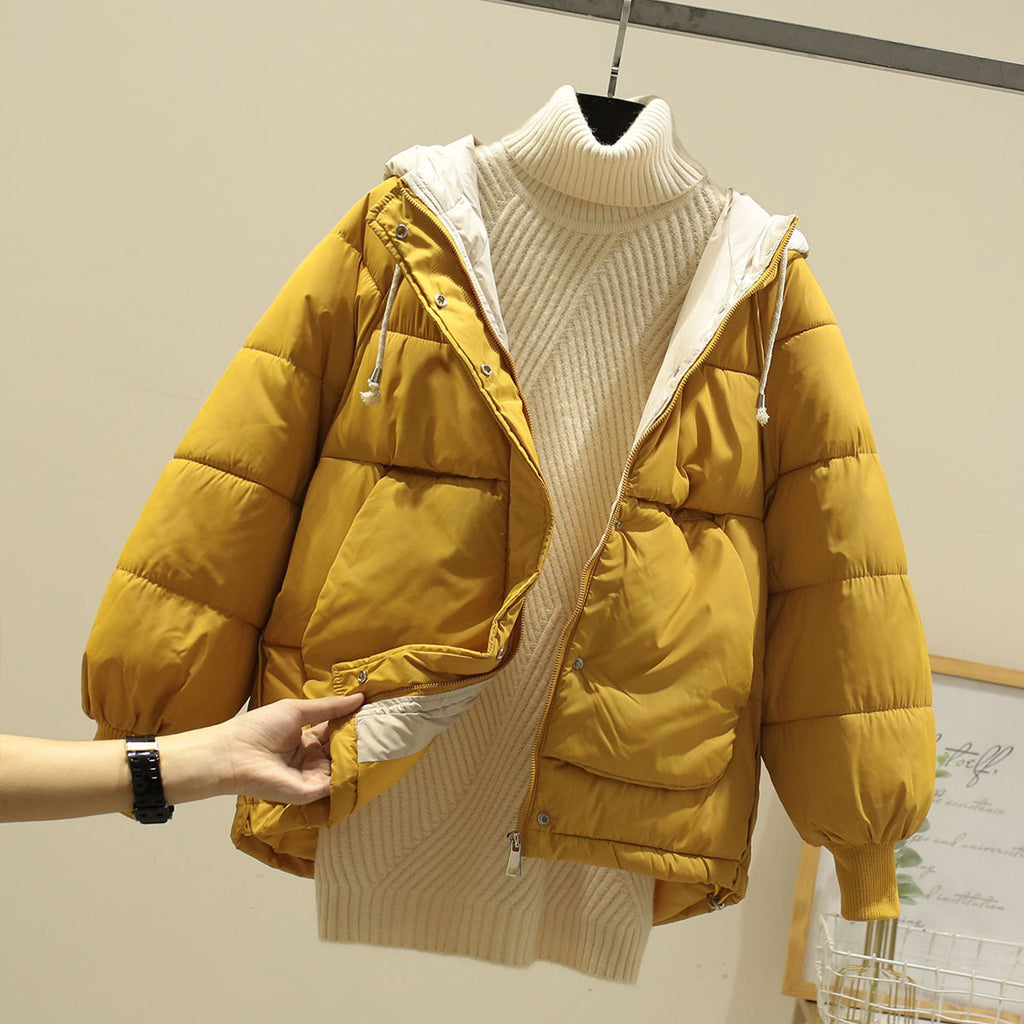 New Down Jacket Hooded Warm Jacket Casual