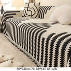 1pc Soft Chenille Sofa Protector - All-Season Universal Fit, Anti-Cat Scratch, Stain-Resistant, Plush Throw Blanket, Living Room and Bedroom Decor Essential - Easy Care, Machine Washable, and Durable Lootquake LLC