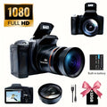 Digital Camera Photography With 2.4-inch LCD Screen, 16xdigital Camera 1080p Mini Camera Vlog Camera With 9.88mm Wide-angle Lens Cool Stuff Travel Essentials Gift, Body Camera Compact Travel Camera, Camera For Vlogqing, Camer Lootquake LLC