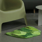 Non-slip Absorbent Green Bedroom Floor Mat Pi-Mart