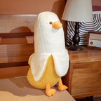 Cartoon Fruit Banana Avocado Big White Goose Doll Toy Pi-Mart