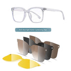 Polarized Glasses Clip Myopia Night Vision Sunglasses