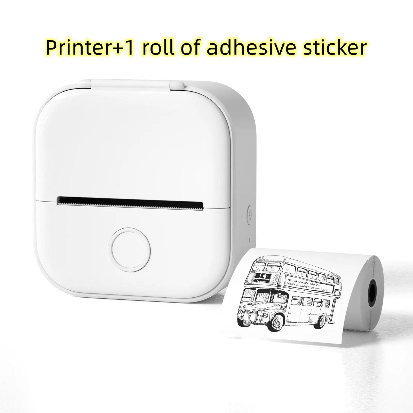 Portable Mini Printer for Students and Hobbyists, Bluetooth Thermal Label Printer - SJB-DIAMOND ELITES