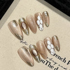 1023- Handmade press on nails fake nails removable