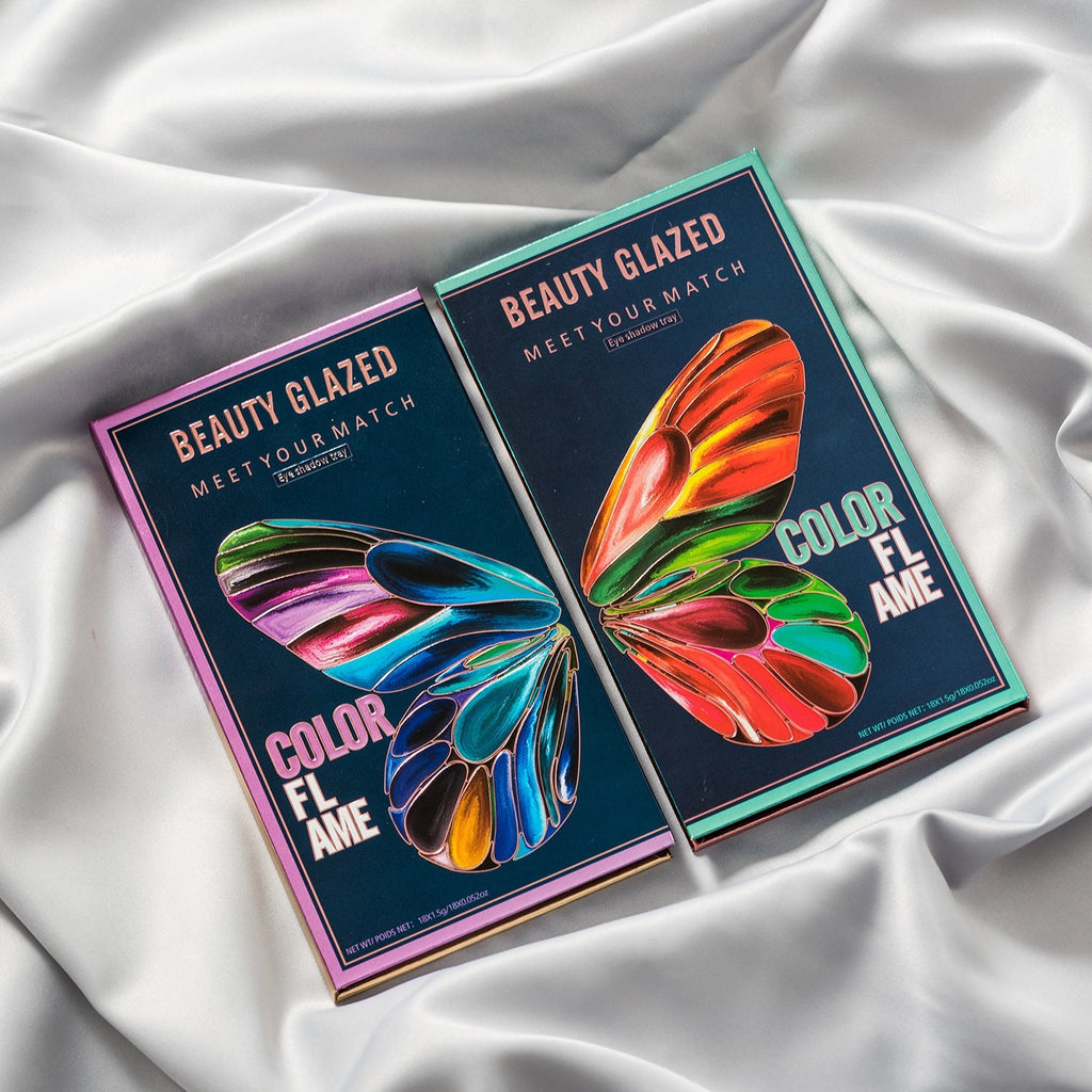 Butterfly Eyeshadow Palette Three-dimensional Shape And Easy To Color Pi-Mart