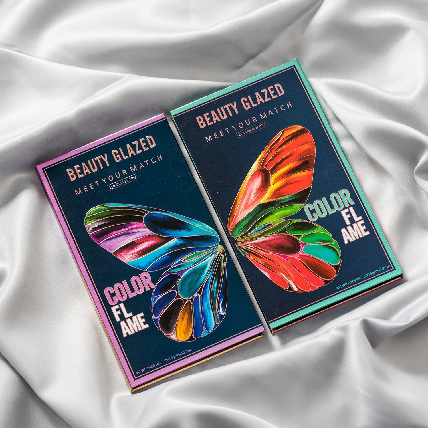 Butterfly Eyeshadow Palette Three-dimensional Shape And Easy To Color Pi-Mart