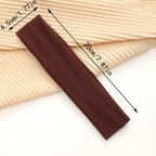 European And American Hot Solid Color Hair Band High Elastic Sports