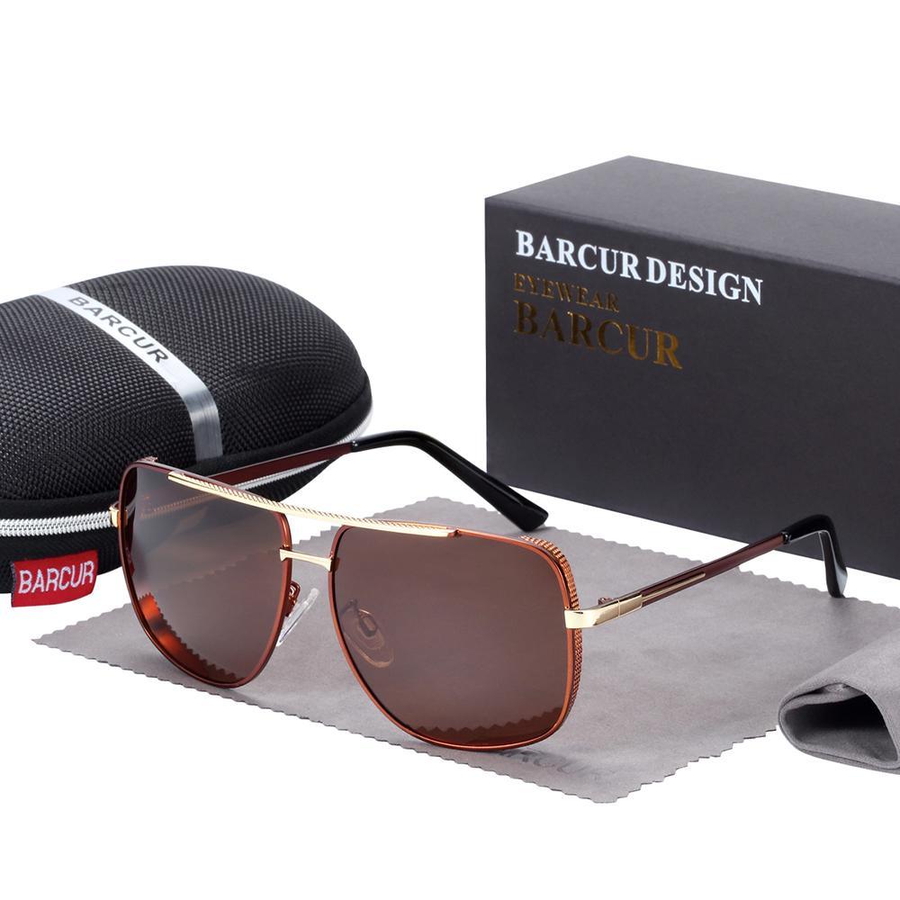 Luxury Elegant Square Polarized Sunglasses Brand Driving Glasses for Men and Boys With UV400 Protection - SJB-DIAMOND ELITES